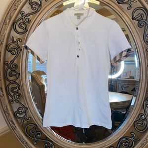 ❤️ Authentic Burberry White Short Sleeve Shirt,